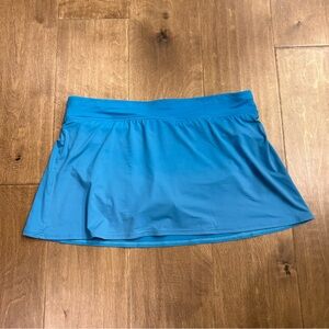 Land’s End Blue swim Skort skirted swim bottoms 8P